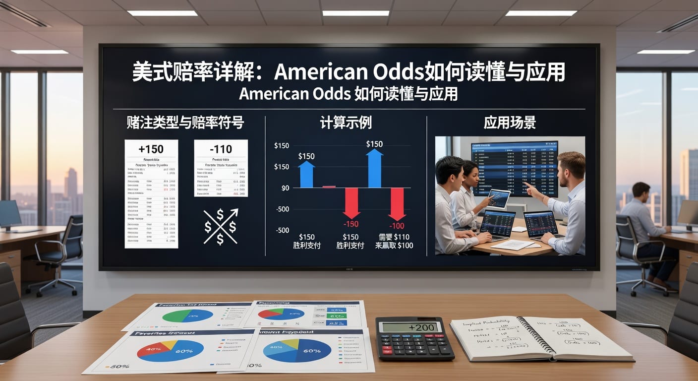 美式赔率 american odds 看盘与换算实战指南