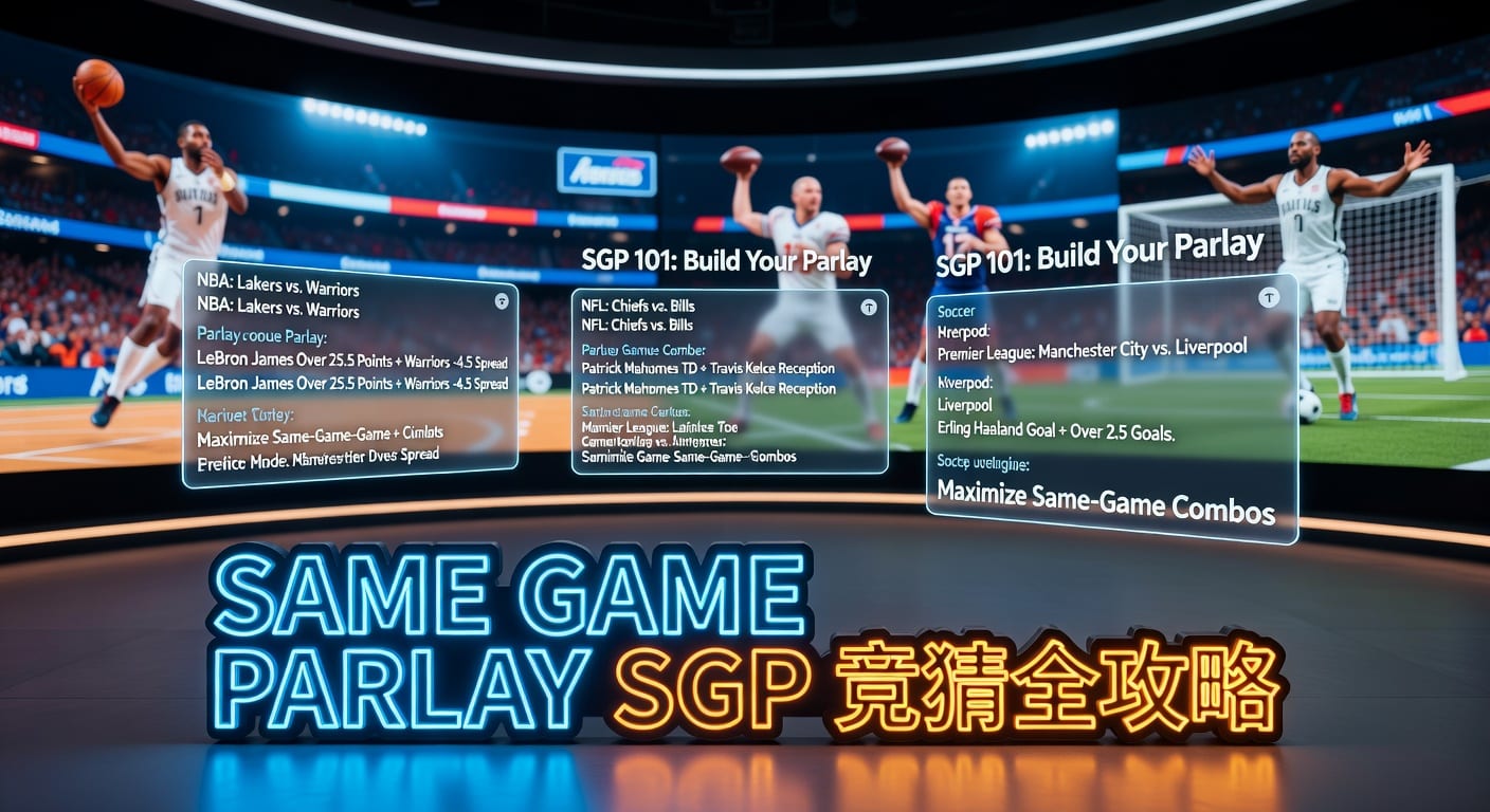 same game parlay SGP 实战解析：串关逻辑与投注技巧
